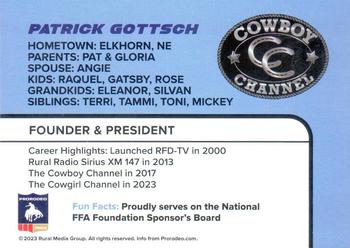 2023 Cowboy Channel National Finals Rodeo #NNO Patrick Gottsch Back